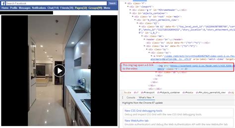 Decoding facebook's blob video url .